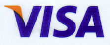 Image of Visa credit card logo